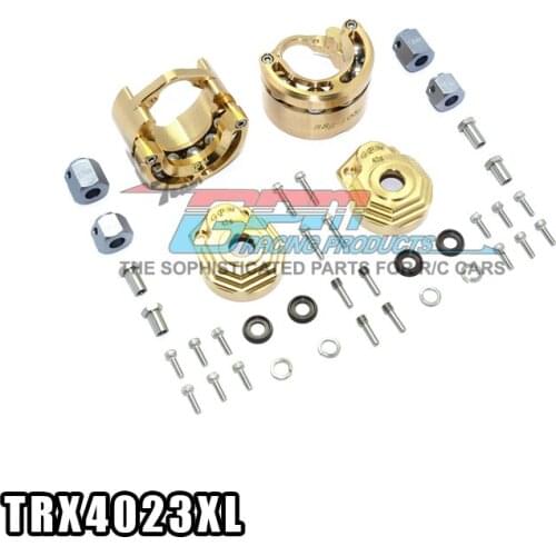 BRASS EXTREME HEAVY EDITION PENDULUM WHEEL KNUCKLE AXLE WEIGHT for 1/10 traxxas trx4 crawler car