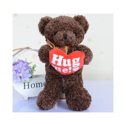 Lovely hold love bear 50 cm plush toy ,hug me teddy bear doll soft pillow ,Christmas gift dy66
