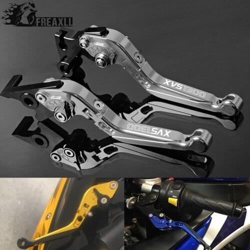 Motorcycle Accessories For YAMAHA XVS 1300 STRYKER 2015-2016 Folding Extendable Adjustable Brake Clutch Levers Motorbike Parts