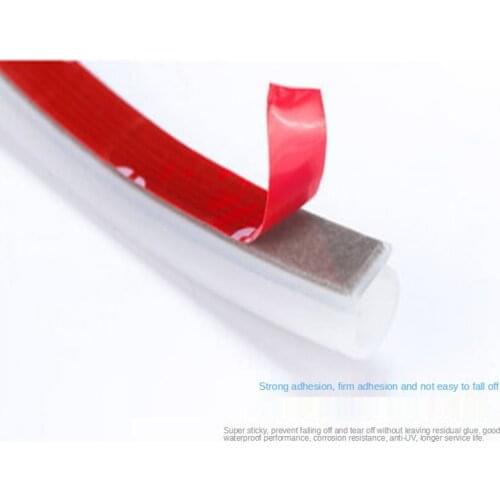 10 x 6-15mm 6M Silicone rubber sealing strips crash soundproof door thong strip security door/ window sealed slot type