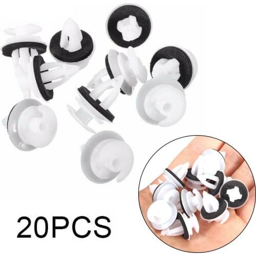 Replacement Door Panel Clips Retainer Fastener Mounting Nylon With Seal Ring