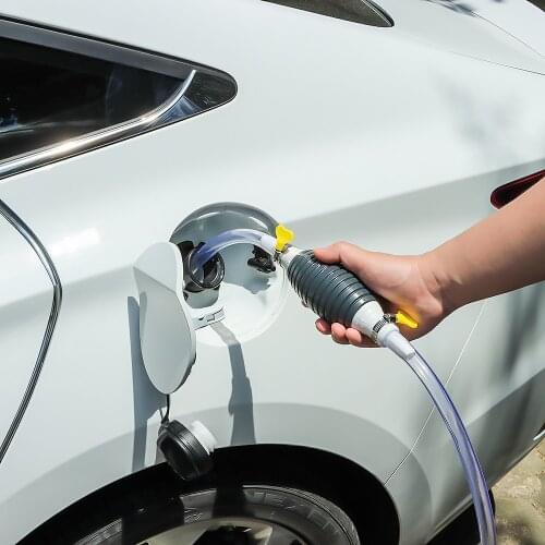 Universal Car Manual Fuel Pump Portable Water Oil Gasoline Petrol Diesel Liquid Transfer Manual Fuel Pump Auto Accessories