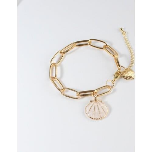 Vintage Pearl Bracelet For Women Korean Female Flower Shell geometry Bangles womens Bracelet Charms Fashion Couple Jewelry gift