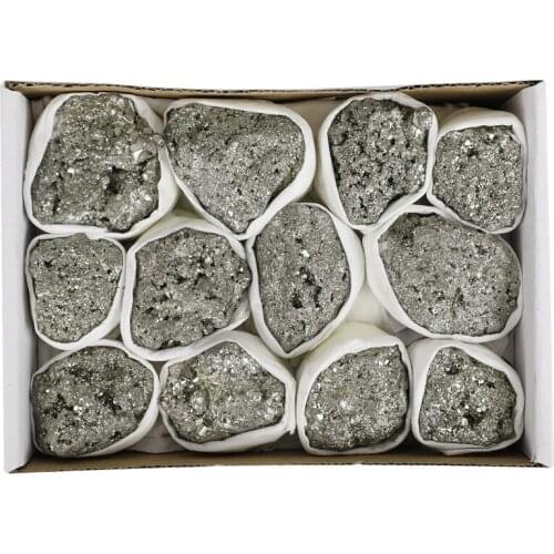 1box Natural Stones Pyrite Minerals Raw Energy Stones Crystals Pyrite Natural Stones Mineral Specimen Home Decor Feng Shui