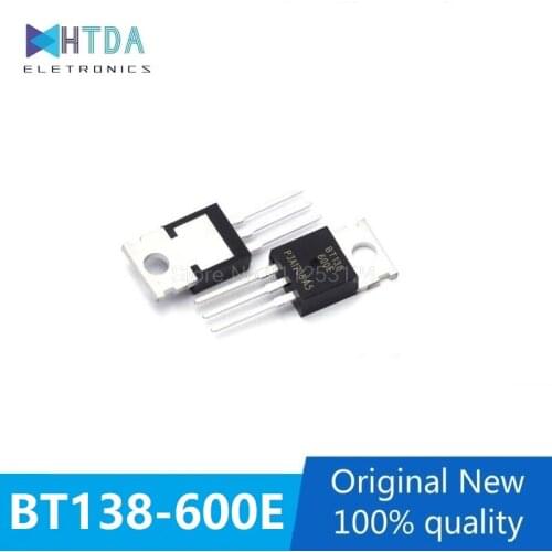 6pcs/lot BT138-600E BT138-600 BT138 138-600E TO-220 In Stock