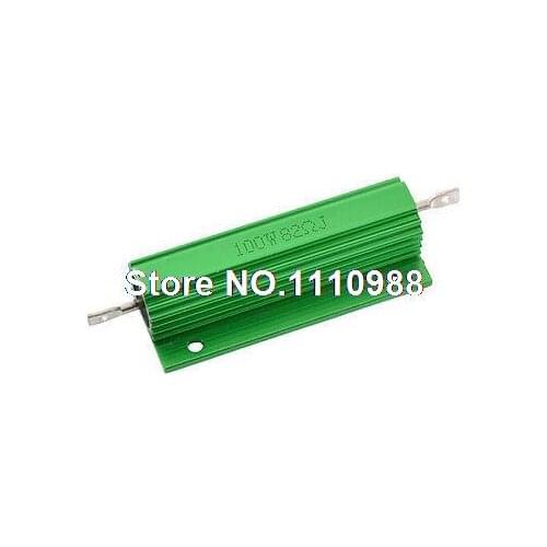 100W Watt 82 Ohm 5% Aluminum Case Wirewound Resistor for Transducer