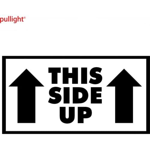 17.8CM*9.5CM This Side Up Sticker Decal For Truck Mud Crawler Funny Roll Car Sticker And Vinyl Decals