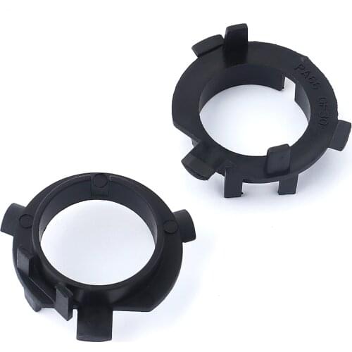 2PCS H7 LED Car Headlight Bulb Base Holder Adapter H7 Head Lamp Retaining Clip For sorento headlight Nissan QASHQAI KIA K3 K4