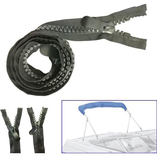 20# 106CM 120CM Heavy Duty Bimini Top Separating Zipper For Marine Boat Canvas Tent Outdoor Big Size Zipper