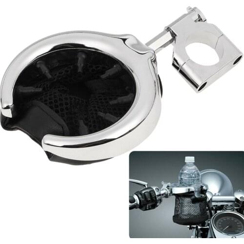 22/25mm Motorcycle Drink Holder Handlebar Cup Holder FOR Harley Touring Softail Sportster Road King Fat Bob Electra Glide Ultra