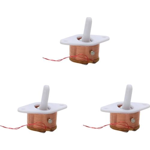 3pcs 0.42g Electromagnetic Rudder Micro Magnetic Actuator Mini Airplane Servo with Pad Design for RC Model DIY Aircraft Server