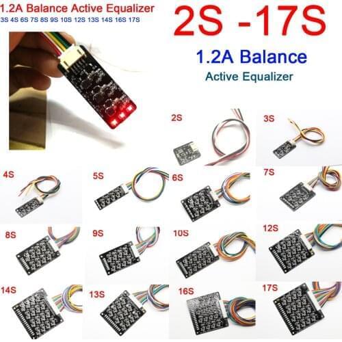 4S 7S 8S 10S 13S 14S 16S Active Equalizer Balance Energy Transfer board Li-ion Lifepo4 LTO BMS Lithium Battery BMS 12V 24V 48V