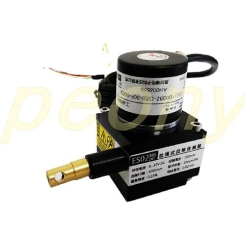 Cable displacement sensor analog quantity linear distance measurement current voltage resistance signal cable encoder