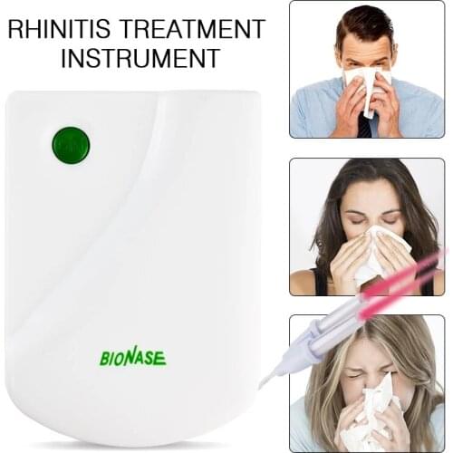 Nose Rhinitis Sinusitis Cure Therapy Massage Hay fever Low Frequency Pulse Laser Nose Health Care Machine