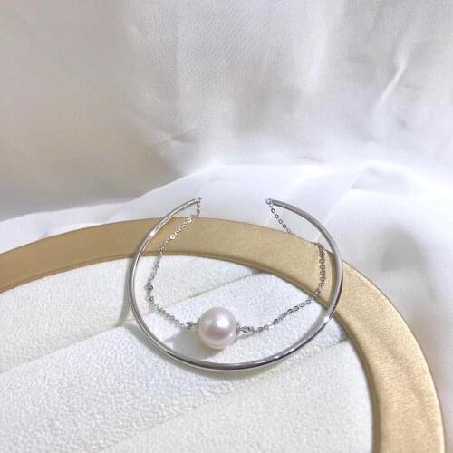 TWO ROW 925 Sterling Silver Bangle Settings Findings Mountings Base Parts Bangle for Crystal Agate Pearls Jade Coral Beads
