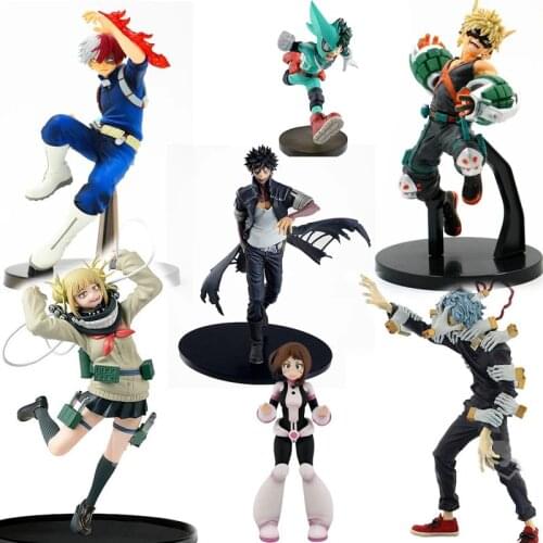 My Hero Academia Anime Figure Midoriya Bakugou Katsuki Dabi Shigaraki Tomura Boku PVC Figurine Todoroki Toys Collectible Model