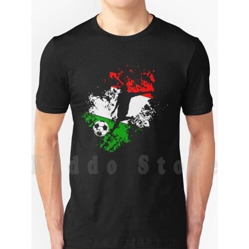 Football Italy T Shirt DIY Big Size 100% Cotton Soccer Footballer Football Team Football Game European Mr Football Fanartikel