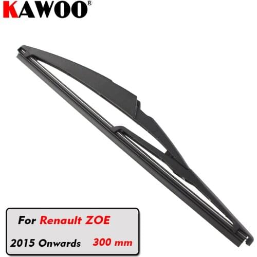 KAWOO Car Rear Wiper Blade Blades Back Window Wipers Arm For Renault ZOE Hatchback (2015 Onwards) 300mm Auto Windscreen Blade
