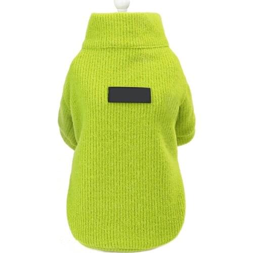 Dog Clothes Winter Warm Sweater With Zipper Dog Hoodies French Bulldog Hooded Sweatshirt For Dog Pet Clothing