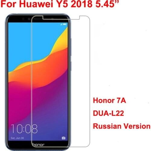 2pcs Honor 7A 5.45'' Tempered Glass Film for HUAWEI Y5 2018 Screen Protector on Honor 7A Glass DUA-L22 Russian Version Y5 2018