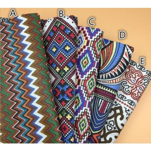 150cm X 50cm Five styles 45% cotton 55% linen bed fabric