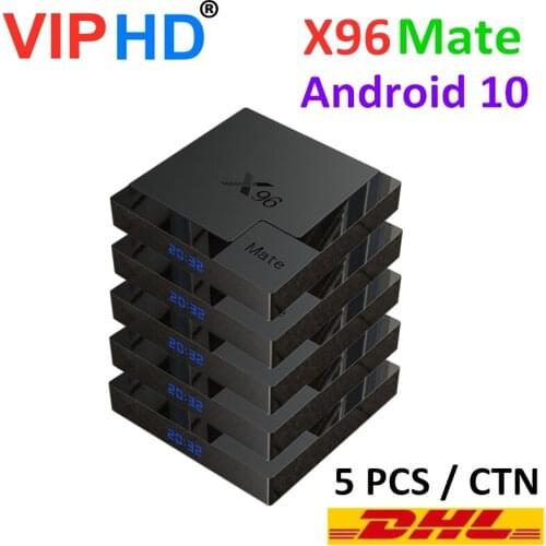 5 PCS Android tv box Android 10.0 X96 MATE 6K H616 Media player Play Store Fast Android X96MATE smart tv Set top box
