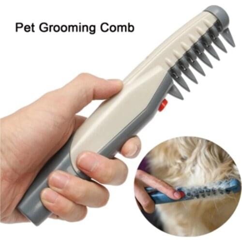 Professional Pet Grooming Comb Electric Puppy Cat Hair Trimmer Quick Cleaning Tool for Pet