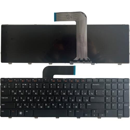 Russian Keyboard for Dell Inspiron 15R N5110 M5110 N5110 M511R M501Z RU Black laptop keyboard
