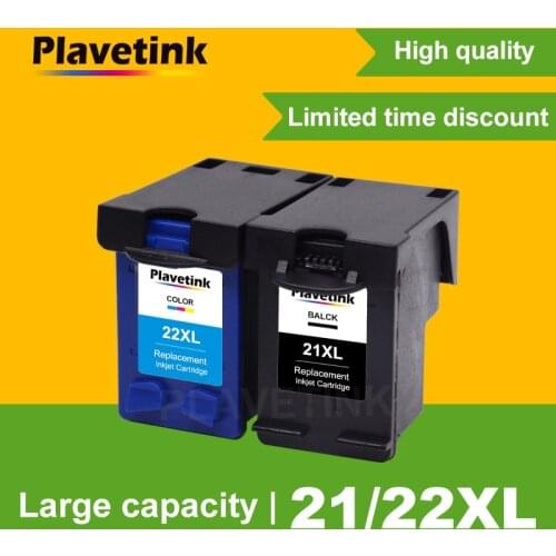 Plavetink 21 22 XL Ink Cartridge Replacement For HP 21 22 For HP21 For HP22 DeskJet F2212 F2214 F2235 F2238 F2240 F2250 Printer
