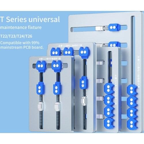 Mijing Universal PCB CPU BGA Holder Fixture JIG Bearing Adjustable Logic Board Clamp Phone PC Welding Positioning Work Station