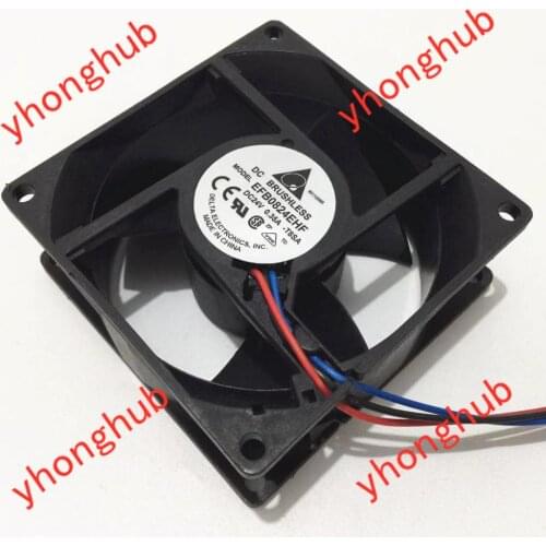 Detla Electronics EFB0824EHF T8SA DC 24V 0.35A 80X80X32mm Server Cooling Fan