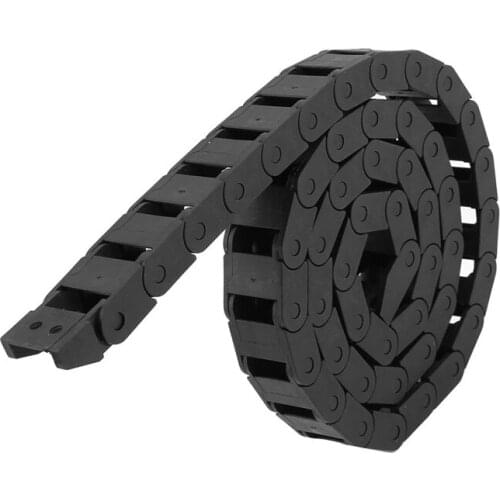 10 x 20mm 10*20mm L1000mm Cable Drag Chain Wire Carrier With End Connectors For CNC Router Machine Tools