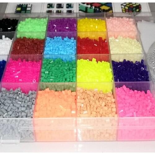 11000pcs Perler Beads 2.6mm Set Refill Hama Beads 2.6mm Supplement Set DIY Mini Hama Iroing 3D Puzzles Handmade Craft Toy