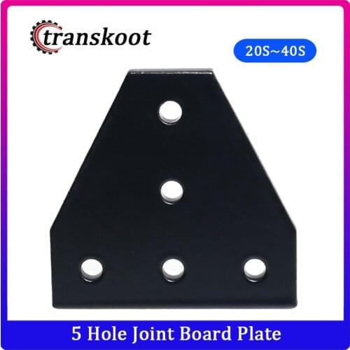 2pcs 4pcs 2020 3030 4040 with 5 holes Strong Corner Angle Bracket Connection Joint Strip Board for Aluminum Profile