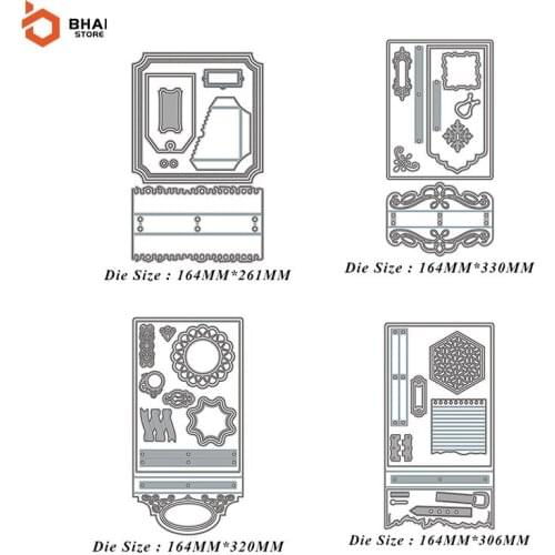 2021 New Design Flexible Pages Metal Cutting Dies Stencil Scrapbooking DIY Album Stamp Paper Card Embossing Decor Craft