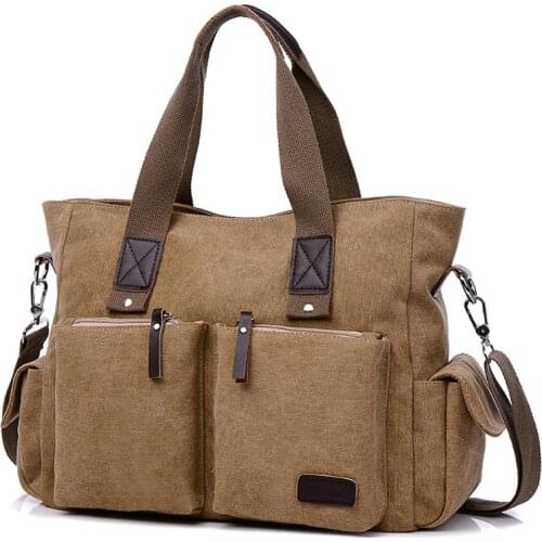 2021 Casual Men handbag Man canvas Shoulder Business Bags Computer Laptop Tote Bag Mens Crossbody Bag Travel Bags Unisex