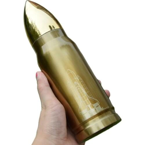 304 Stainless Steel 500 Ml Bullet Tumbler Water Bottle Vacuum Insulated Cup Fashion Travel Mug Flasks Gift For Friend