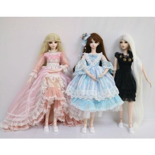 60cm Princess Doll 1/3 BJD Doll Plastic joint moveable doll eye can change 20180403