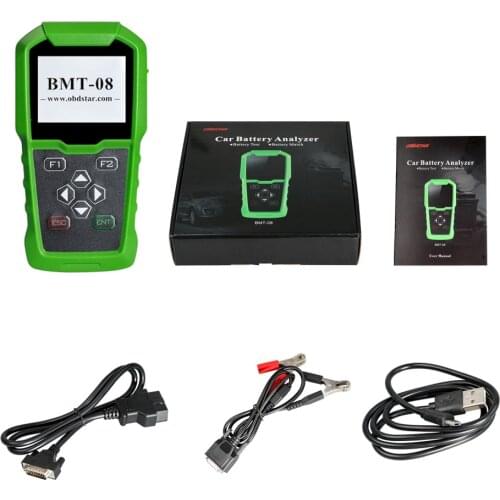 12V/24V 100-2000 CCA 220AH Automotive Load Battery Tester Battery OBD2 Match Tool Battery Match via OBD Support Battery Meter