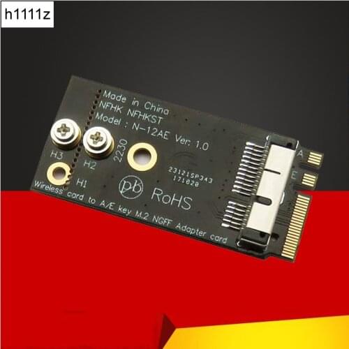 BCM94360CS2 BCM943224PCIEBT2 BCM94331CSAX BCM94331CD BCM94360CS BCM943602CS Wireless Card to NGFF M.2 Key A/E Adapter for Mac OS