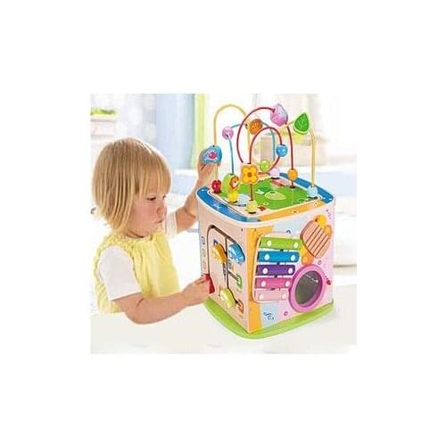 Boys Girls Wooden Toys Wooden Circles Bead Wire Maze Roller Educational Wood Puzzles Kid Toy Christmas Gifts Children New