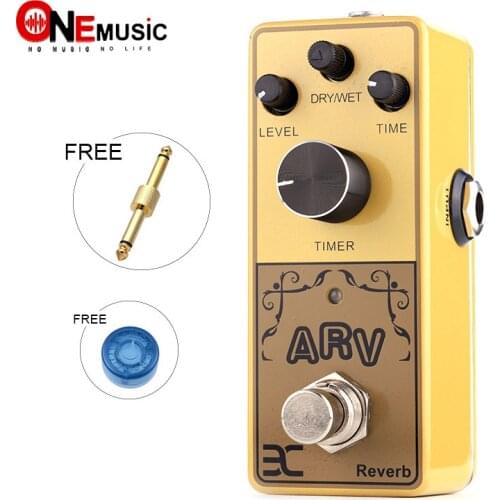 EX Micro Effect Pedal ARV Acoustic Guitar Reverb Pedal Wooden Guitar Effects Pedal True Bypass