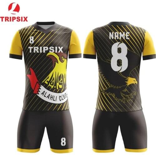 2019 New Style Man Thailand Quality Jerseys Soccer New Design Sulbimation Printing Thai Quality Soccer Jersey