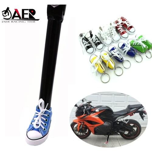 Cool Motorcycle Bicycle Foot Support Kickstand Small Shoes Electric Car Tripod Decor Motorcycle Side Tripod Shoes Tripod cover