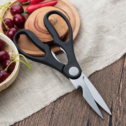 Kitchen Tools Stainless Steel Scissors Multifunctional Meat Vegetable BBQ Utensils Scissors Open Bottle For Kitchen Gadget Sets