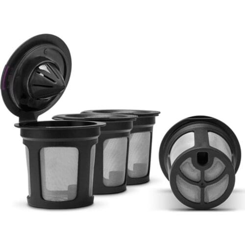 Refillable Coffee Filter Cup Reusable Coffee Pod Filled Capsule Compatible With Keurig 2.0 1.0 K Cup Coffee Makers