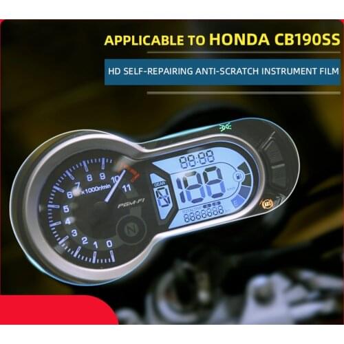 Motorcycle Speedometer Scratch Proof TPU Protection Film Dashboard Screen Instrument Film for Honda CB190SS
