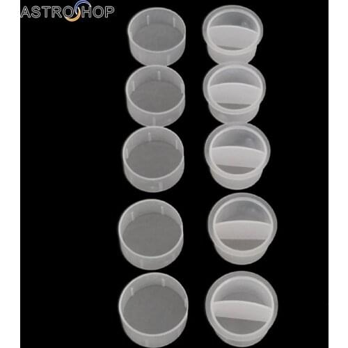 Set of Dust Caps for 1.25" Telescope Eyepieces Barlow lens or Other Accessories - 5 Plug and 5 Cap