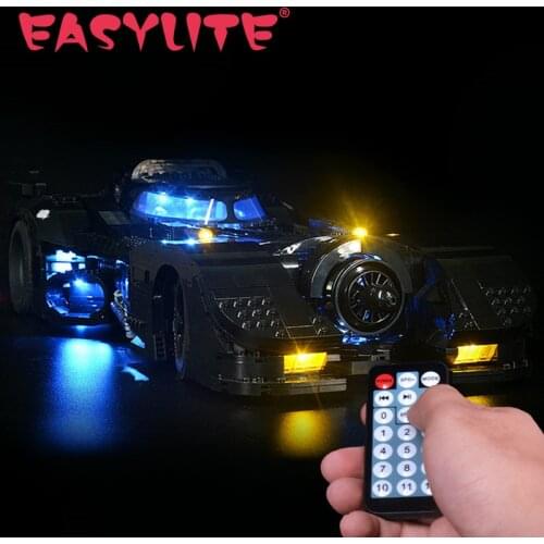LED Light Set For 76139 1989 Batmobile Car DIY Toys Blocks Bricks Only Lighting Kit Not Include Model