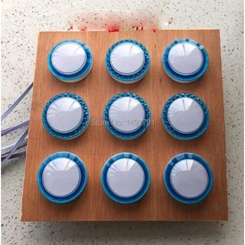 Press the buttons to open the lock for real life room eacape props